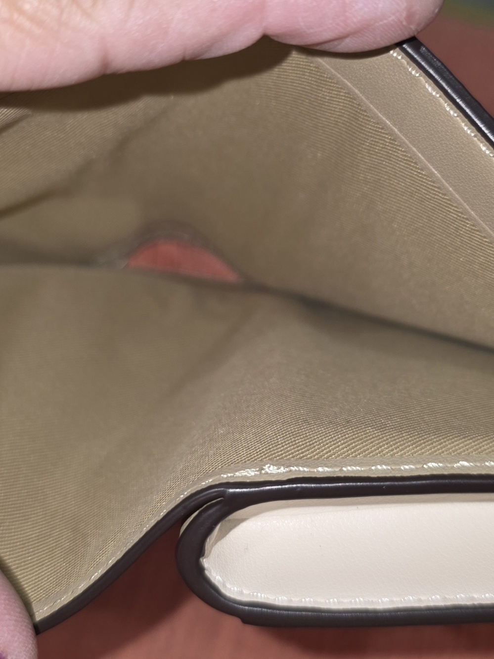 Coach White Strawberry Print Small Wallet - Picture 5 of 11